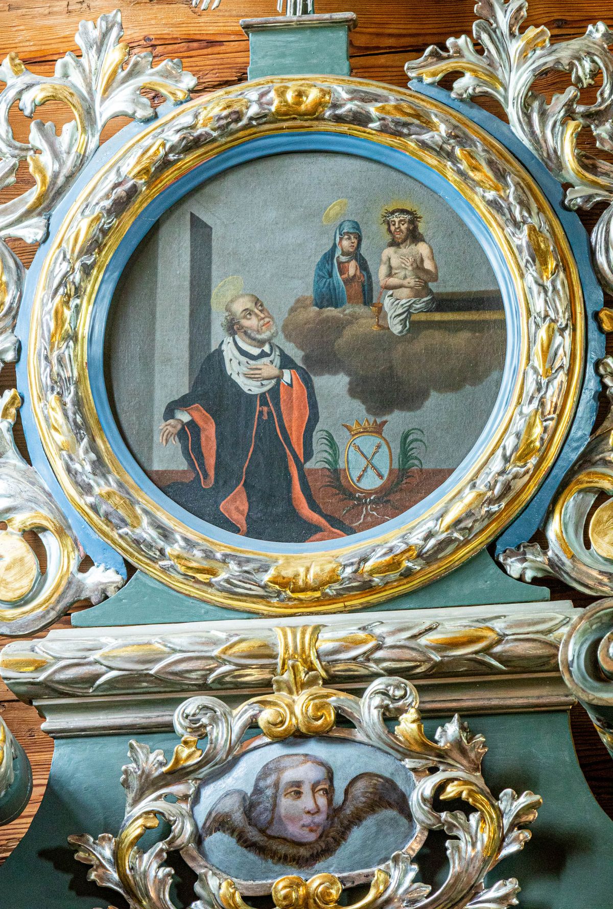 Obraz św. Jan Kanty, olej, płótno, późny barok, 2. ćw. XVIII w.