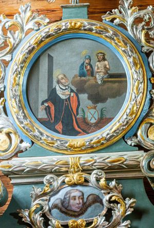 Obraz św. Jan Kanty, olej, płótno, późny barok, 2. ćw. XVIII w.