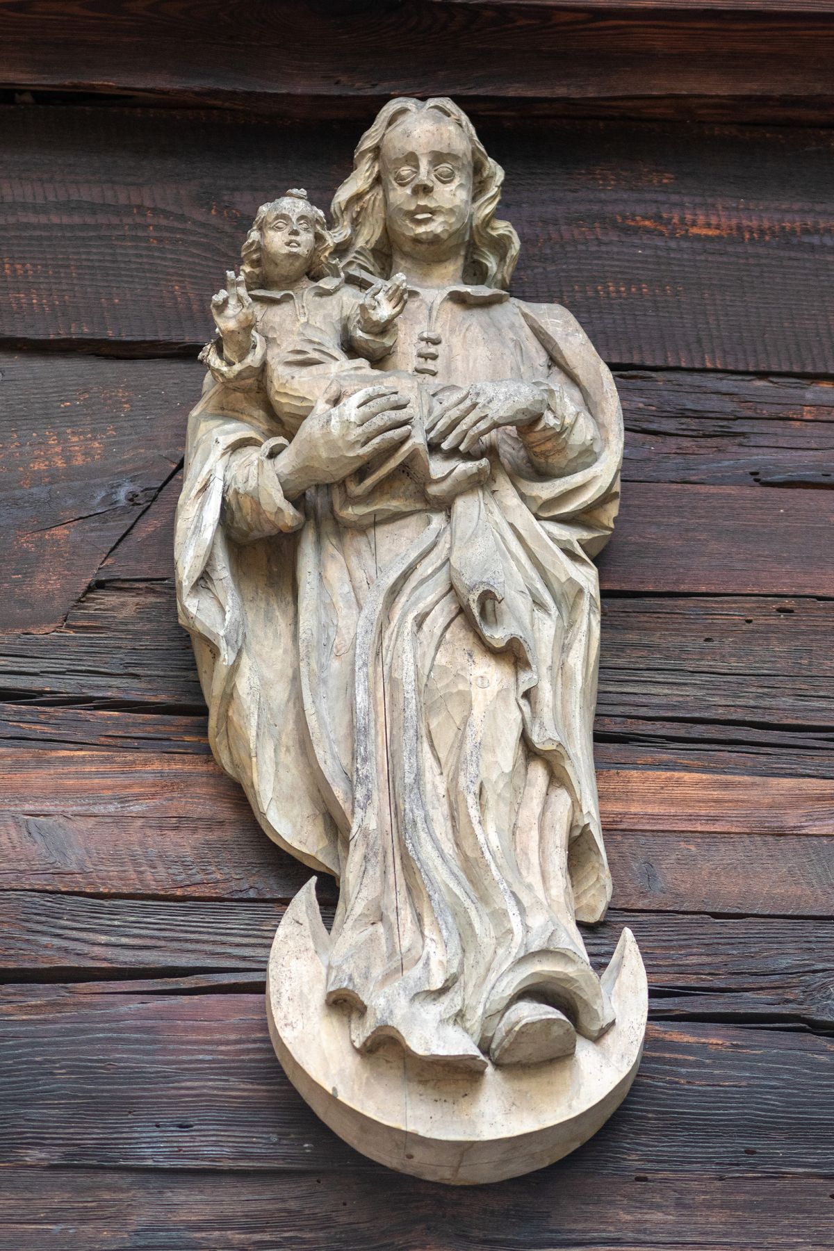 Rzeźby Matka Boża z Dzieciątkiem i święte Niewiasty, 1 poł. XVIII w.