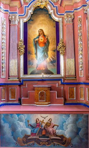 Ołtarz Najświętszego Serca Jezusa, barokowy, 2 poł. XVIII w.