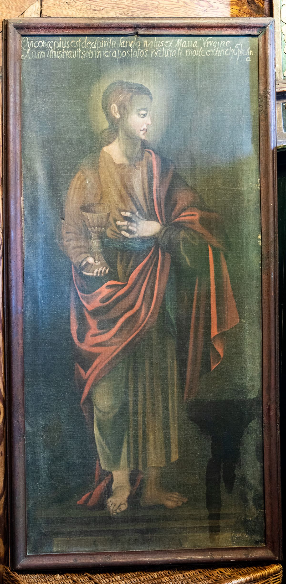 Obraz św. Jan, olej na płótnie, XVIII w.