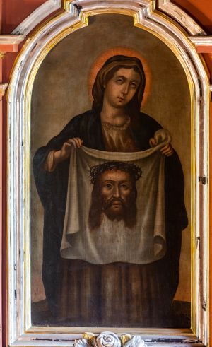 Obraz św. Weronika, olej na płótnie, barok, 1 poł. XVIII w.